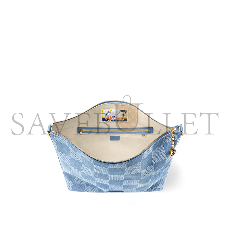 LOUIS VUITTON DENIM VAGABOND HOBO N00202 (38*35*12cm)